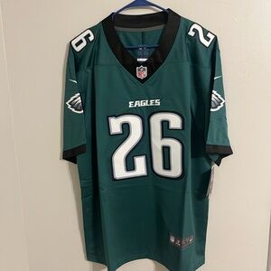 Midnight Green Philadelphia Eagles Barkley NFL Nike on Field Jersey Size L NWT